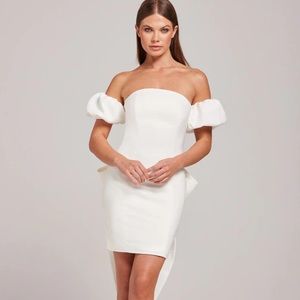 Nadine Merabi EMILIEE WHITE DRESS medium